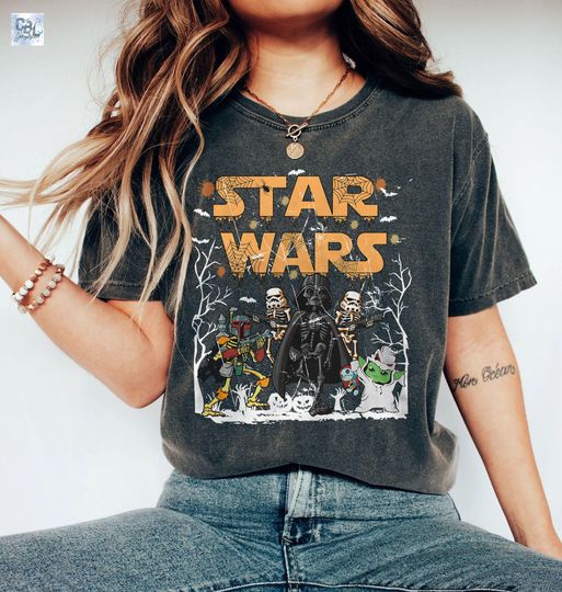 Retro Star Wars Halloween ShirtT-Shirt, Mickey Halloween, Trick or Treat, Disneyland Shirt, Halloween Magic Kingdom