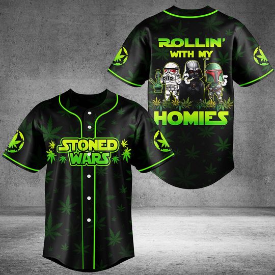 Star Wars Baseball Shirt, Stoned Wars Jersey, Rollin With My Homies Baseball Jersey, Darth Vader Baseball Shirt, Disneyland Shirt