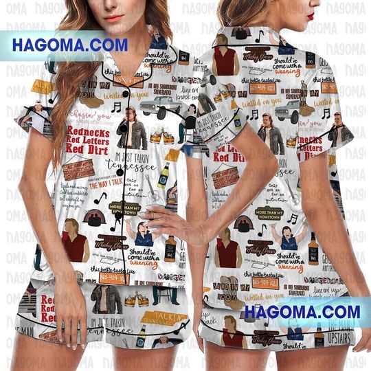 Wallen Western Im The Problem Pajamas Set, Unisex Country Music Sleepwear for Fans