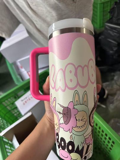 Limited Edition Monster Doll Collab 40oz Tumbler - Labubu Inspired Gift