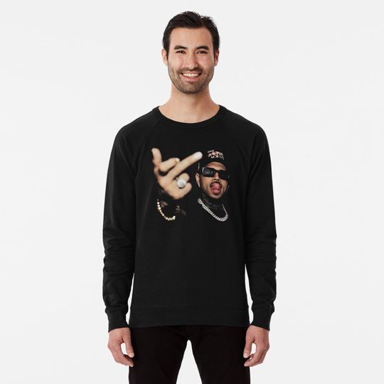 Funny Finger  Lightweight Sweatshirt