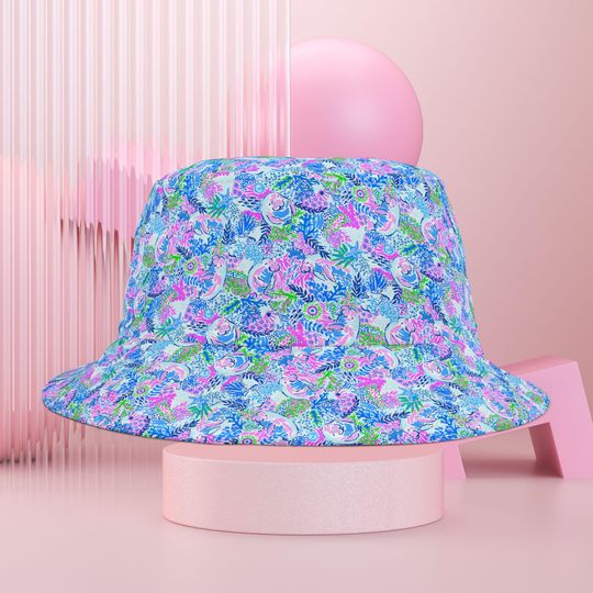 Manatee Paradise Bucket Hat, Gift for Her, Gift for Him