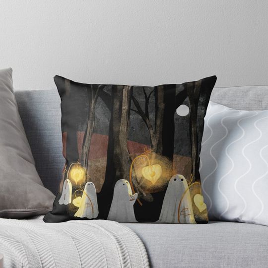 Ghost Parade Pillow