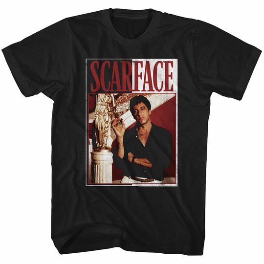 Scarface Scarface Black Adult T-Shirt