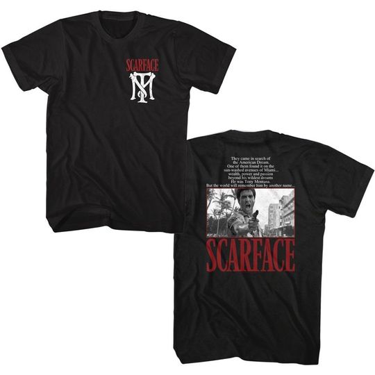 Scarface Other Name Scarface Black Adult T-Shirt