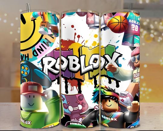 Roblox Tumbler Wrap | Skinny Sublimation Design