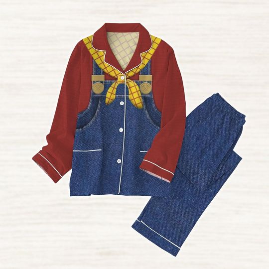 Stinky Pete Cosplay Pajamas Set, Toy Story Prospector Women Pajamas, Disney Character Pjs, Cowboy Cartoon Nightwear, Halloween Gifts