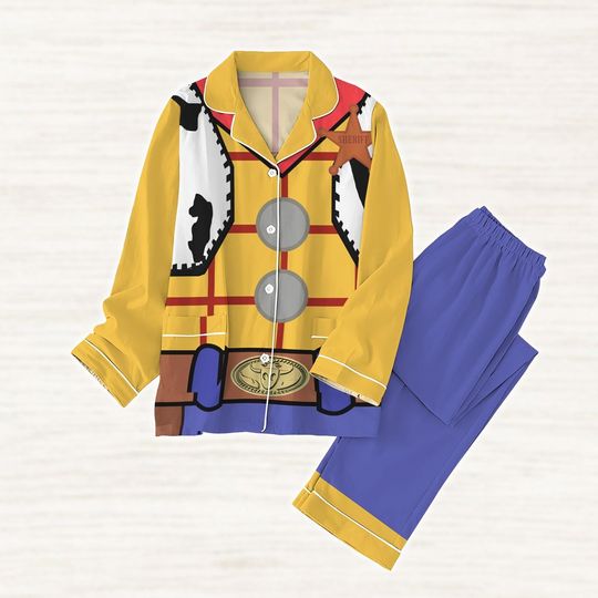 Toy Story Woody Pajamas Set, Disney Cosplay Women Pajamas, Cowboy PJ Pants, Buzz Lightyear Tee, Toy Story 2025 Family Matching Pajamas