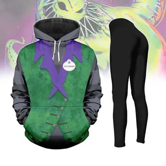 Oogie Boogie Cast Member Costume Hoodie and Leggings Set for Women