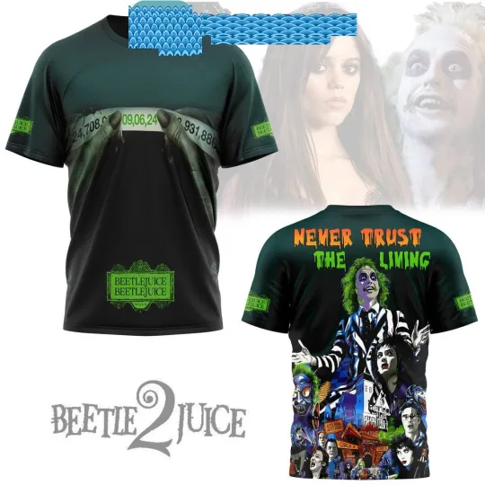 Beetlejuice 1 Never Trust The Living Beetlejuice Hoodie T-Shirt