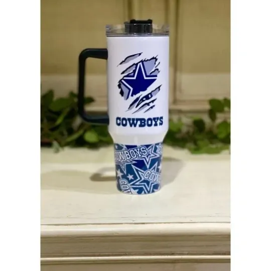 Dallas Cowboys 40 oz Tumbler with Handle