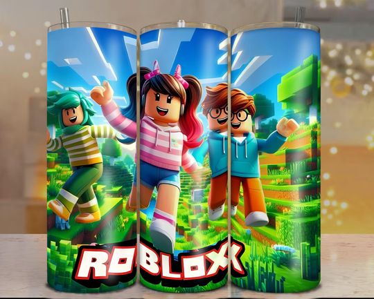 Roblox Tumbler Wrap, Gift for Kids, Back to School Gift