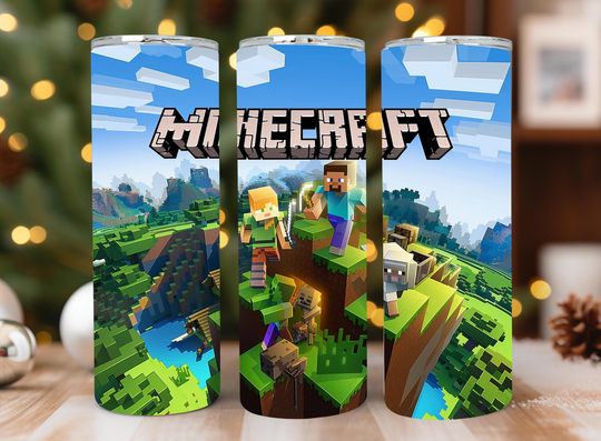Video Game Tumbler Wrap, Game Lover Gift, Kids Tumbler, Back to School Gift