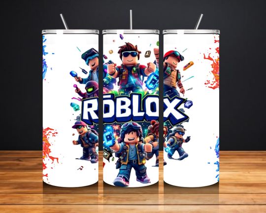 Roblox Sublimation Tumbler Wrap - Birthday Gift for Boys and Girls who love Gaming