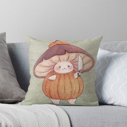 Pumpkin Halloween Mushroom Costume Pillow