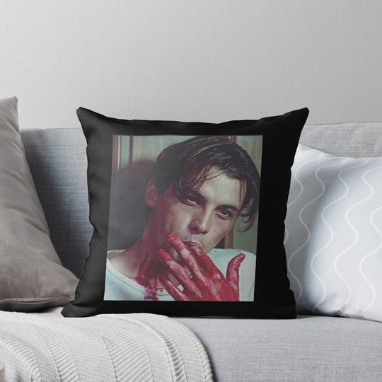 Billy Loomis Scream Finger Suck   Pillow