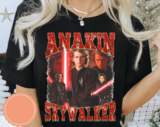 Vintage Star Wars Anakin Skywalker Graphic T-Shirt, Star Wars Movie Shirt