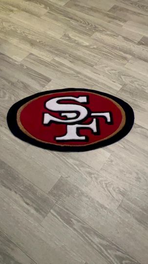 Tufted 49ers Rug