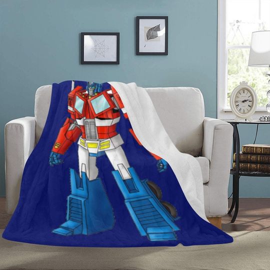 HUGE BEST PRICE Optimus Prime Transformers Blanket Fleece Halloween Home Decoration Travelling Gifts For Her Him