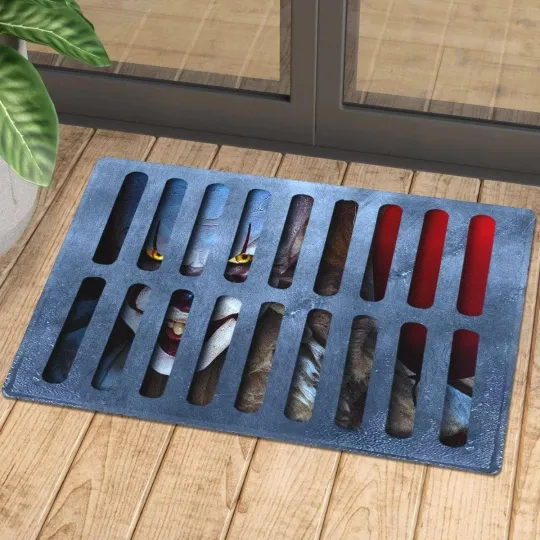 Pennywise In Sewer Doormat, IT Movie Character Doormat
