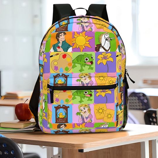 Rapunzel Backpack, Disney Backpack, Back to School, Disney Bag, Kids Backpack, Disney Bound Backpack, Tangled Disney Backpack