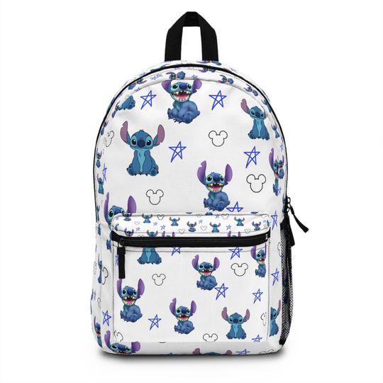 Stitch-Inspired Backpack - Fun Daily Use, Perfect for Disney Lovers, Gifts for Kids & Adults, Travel Essentials, Back to School