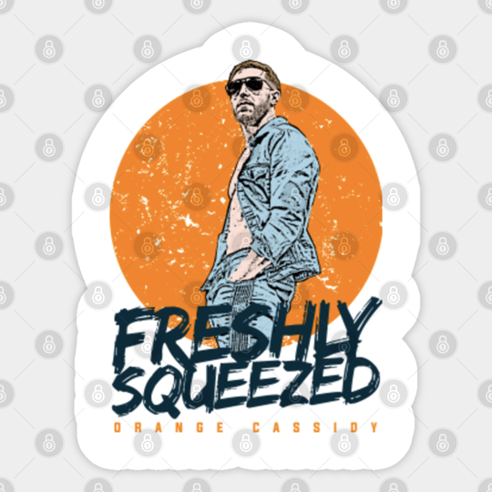 Freshly Squeezed - Wrestling - Sticker