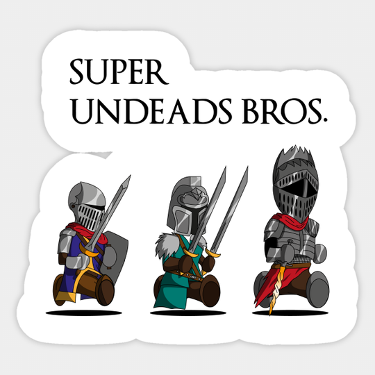 Super Undeads Bros. [Variant 02] - Dark Souls - Sticker