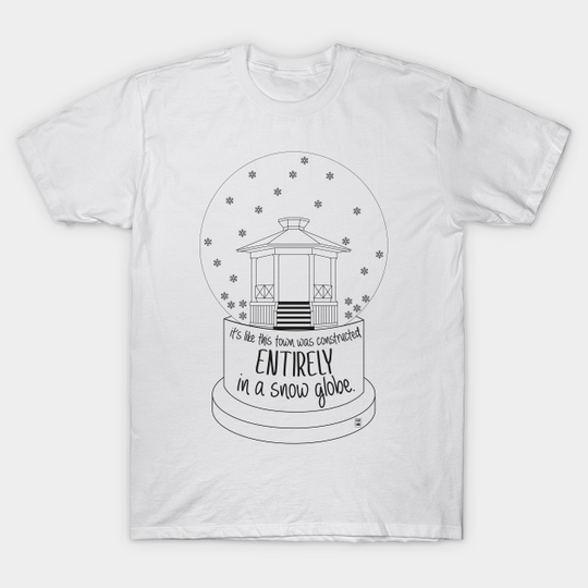 Stars Hollow in a snow globe - Gilmore Girls - T-Shirt