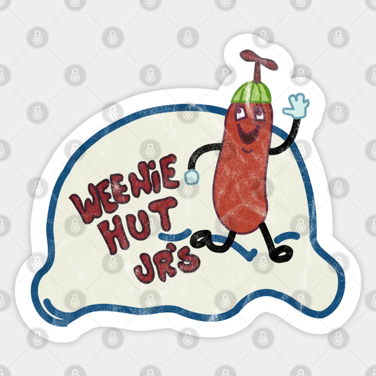 Weenie Hut Jr’s - Spongebob - Sticker