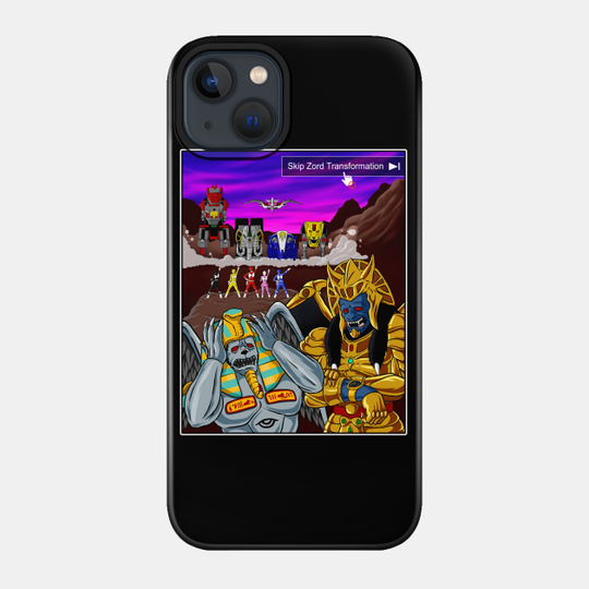MegaZord Transformation - Mighty Morphin Power Rangers - Phone Case