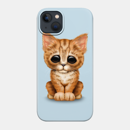 Cute Orange Tabby Kitten - Kitten - Phone Case
