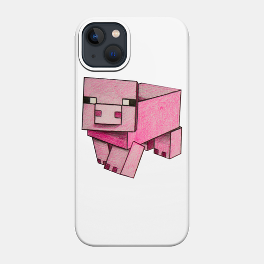 Minecraft Pig - Minecraft - Phone Case
