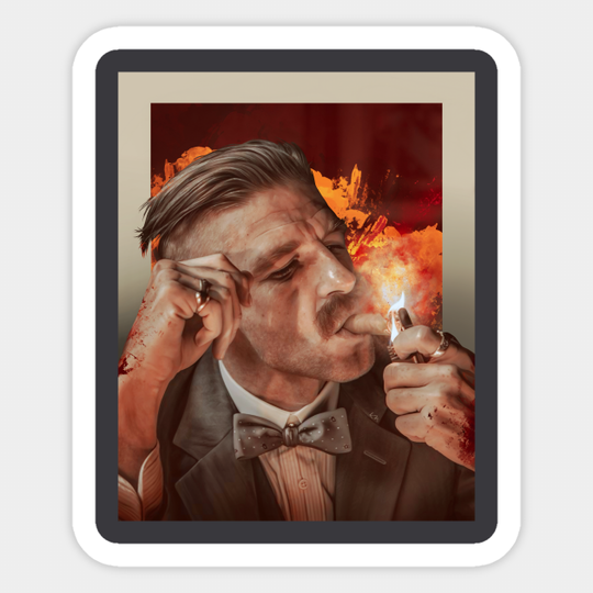 Peaky blinders (Arthur Shelby) fan art - Peaky Blinders - Sticker