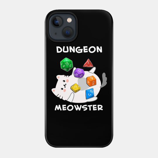 Dungeon Meowster | Dungeon Master Cat - Dungeons And Dragons - Phone Case