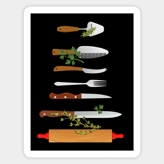 Cooking Ustensils - Cooking - Sticker
