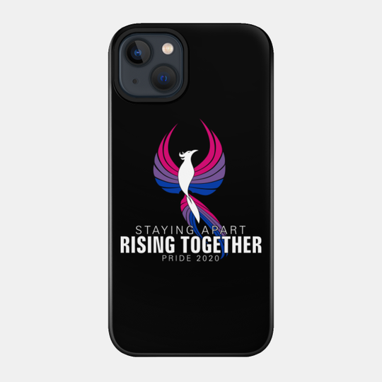 Bisexual Staying Apart Rising Together Pride 2020 Phoenix - Bisexual - Phone Case