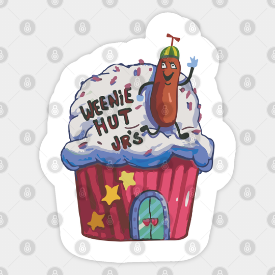 Weenie Hut Jr - Spongebob - Sticker
