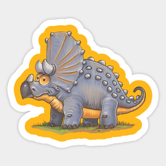 Triceratops - Dinosaur - Sticker