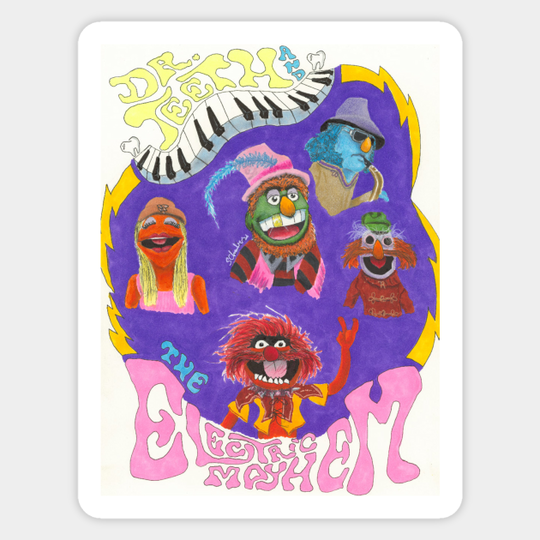 Dr Teeth and the Electric Mayhem - Muppets - Sticker