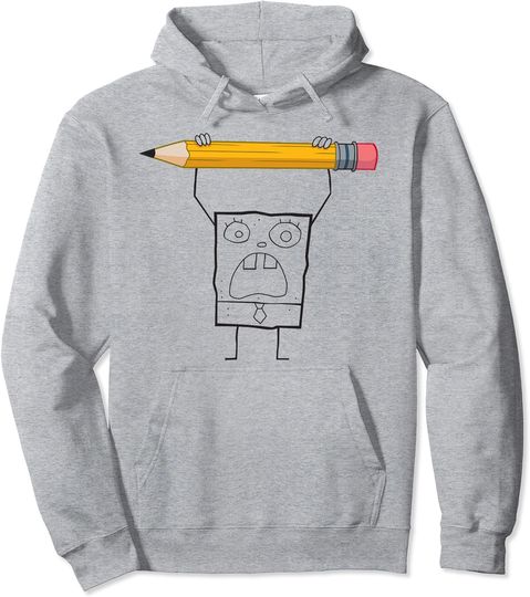 SpongeBob SquarePants DoodleBob Pencil Rage Pullover Hoodie