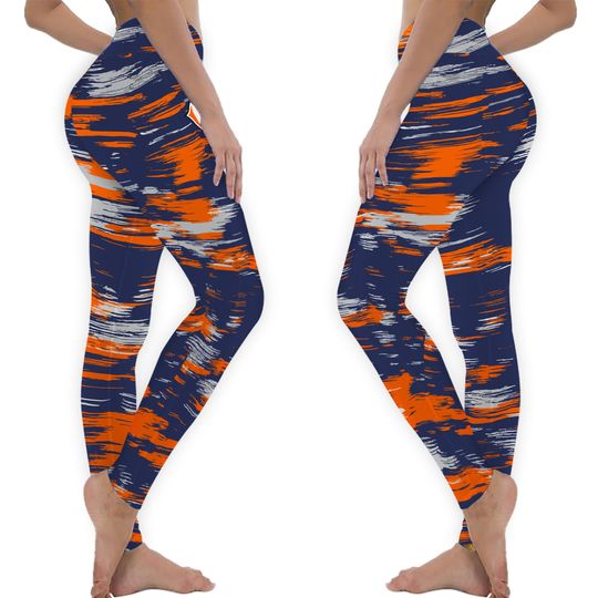 Chicago Bears Leggings, Football Yoga Pants Leggings