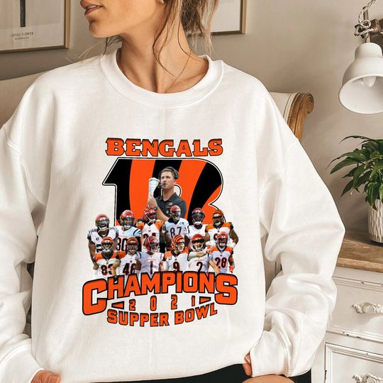 Cincinnati Bengals Super Bowl Sports Sweatshirt