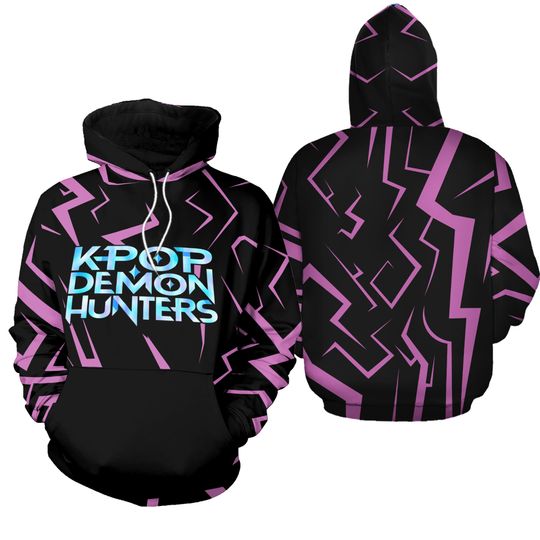 Kpop Hunters Hoodie Unisex , Kpop Huntryx, Demon Hunters, Saja Boys, Gift, Fans, Fashion Hoodie (AOP)