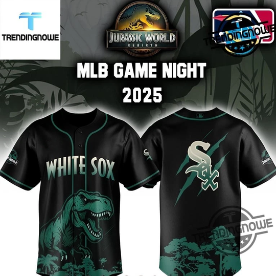 Chicago WS Jurassic World Rebirth 2025 Baseball Jersey