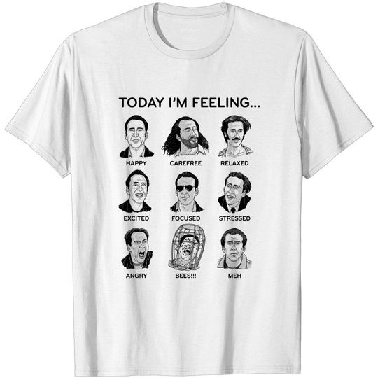 Nicolas Cage Mood Board T-Shirt