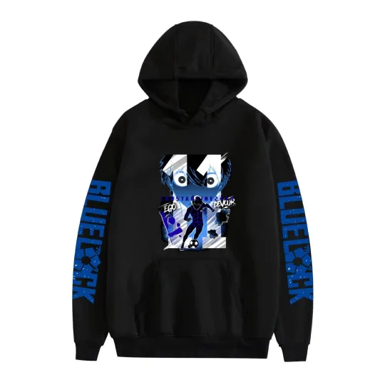 Blue Lock Manga Hoodie Anime Sweatshirt Unisex Pullover