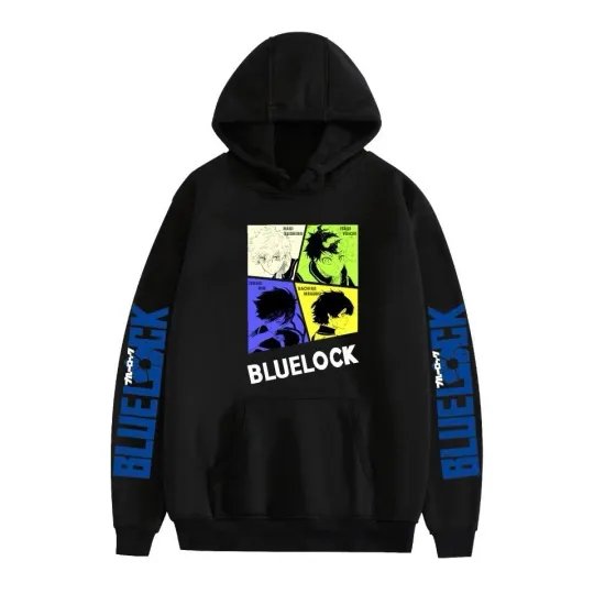 Anime Blue Lock Manga Hoodie Pullover Sweatshirt Clothing