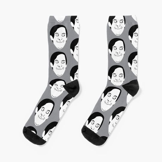 Tobey Maguire Face meme   Socks
