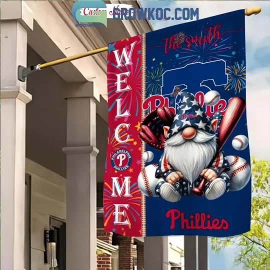 Personalized Philadelphia Baseball Team Phillies Garden Flag
